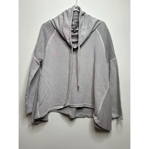 Sweaty Betty Women Size M Grey Cotton Long Sleeve Hoodie